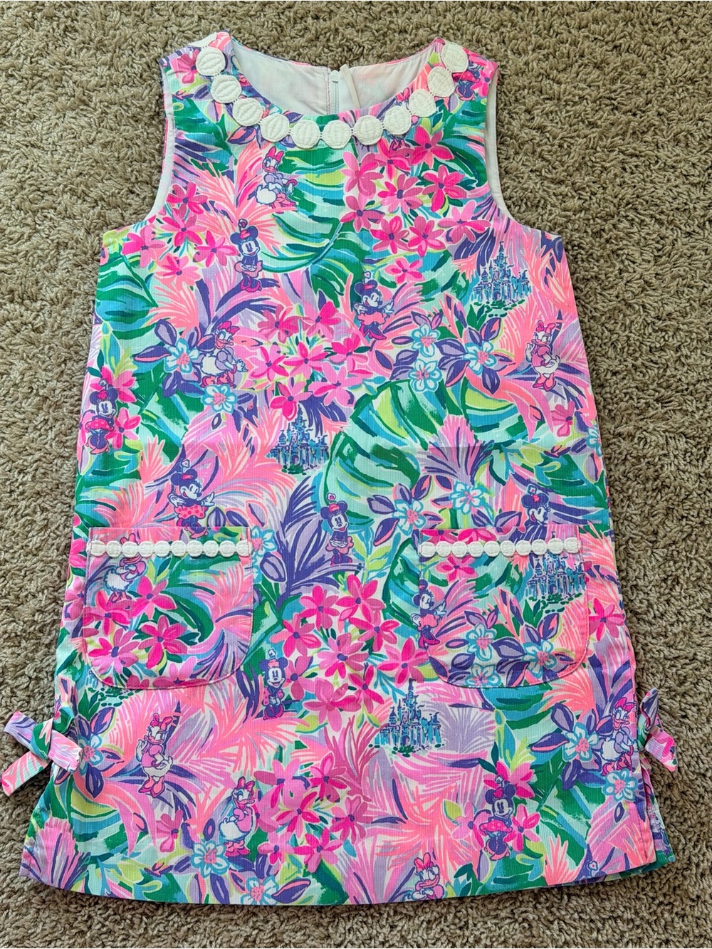 EUC Worn once Lilly Pulitzer Kids Disney Dress Sz 8